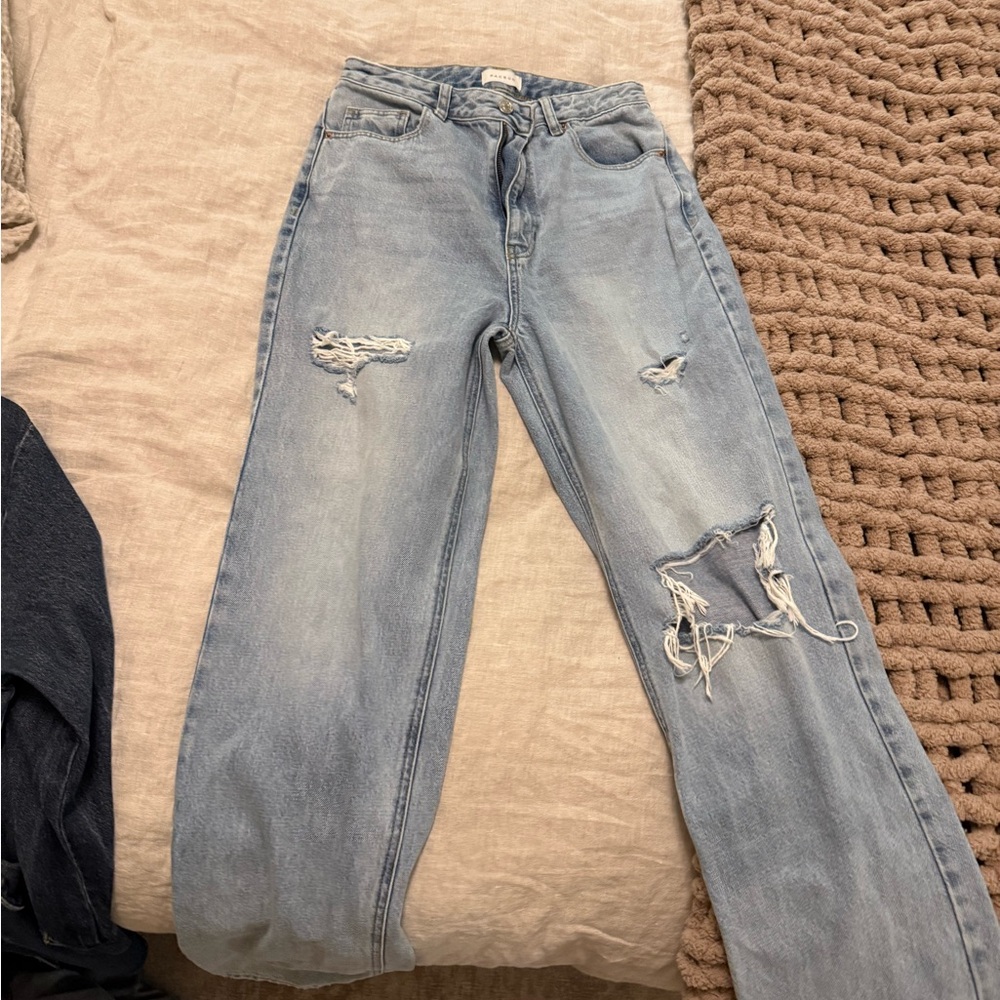 PacSun Light Blue Distressed Boyfriend Jeans